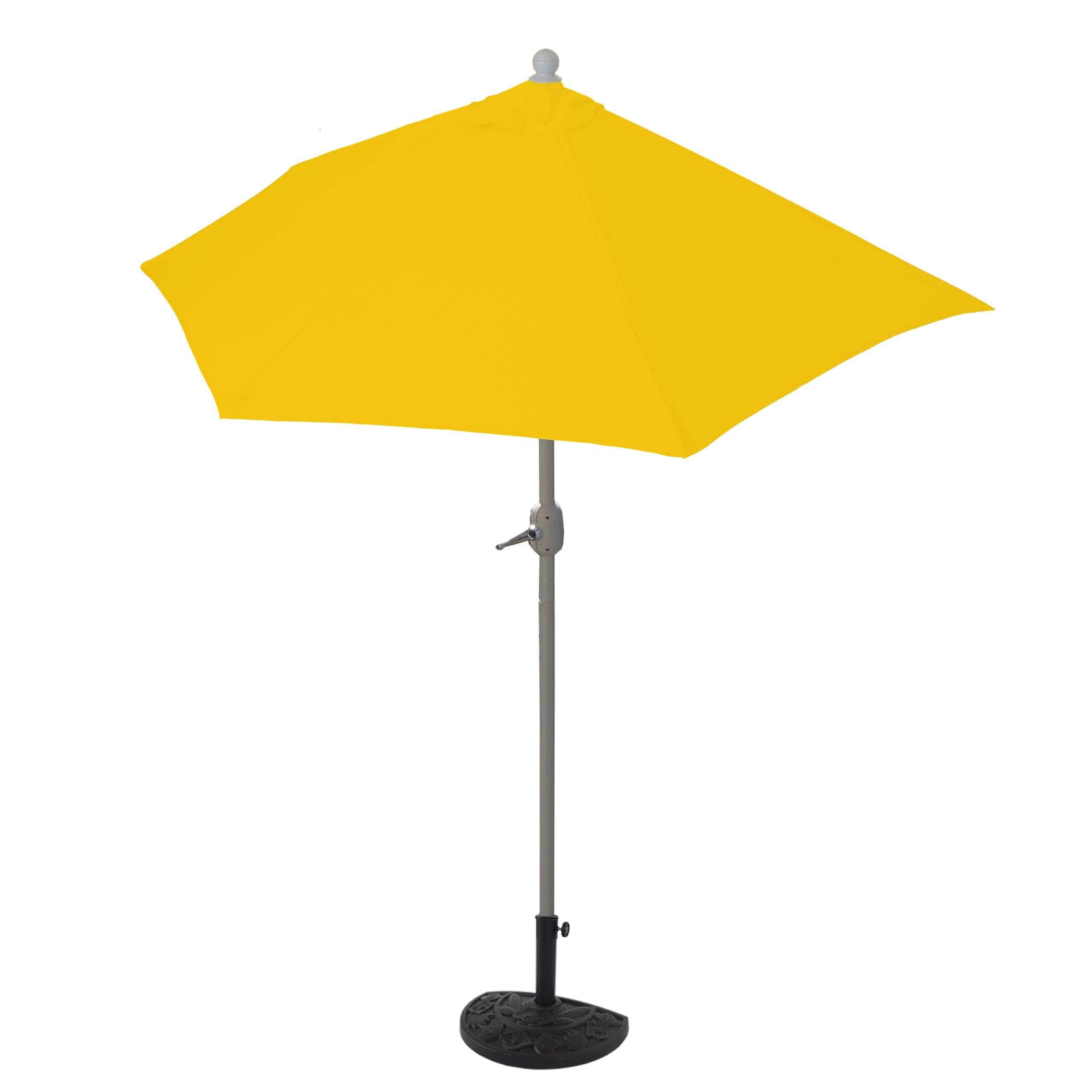 MCW Sonnenschirm Lorca-270, LxB: 260x135 cm, Optional mit Schirmständer, witterungsfest Platzsparend faltbar