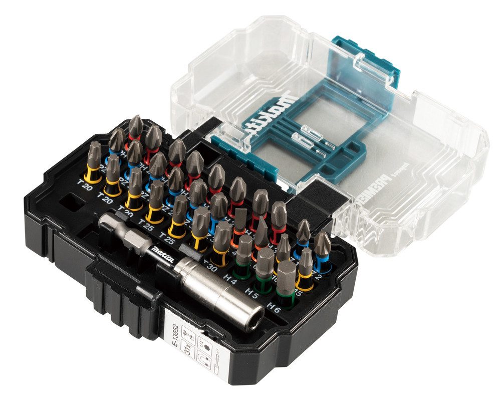 Makita Bit-Set »Impact Premier Torsion, E-13552«, 31-tlg., inkl. Aufbewahrungskoffer