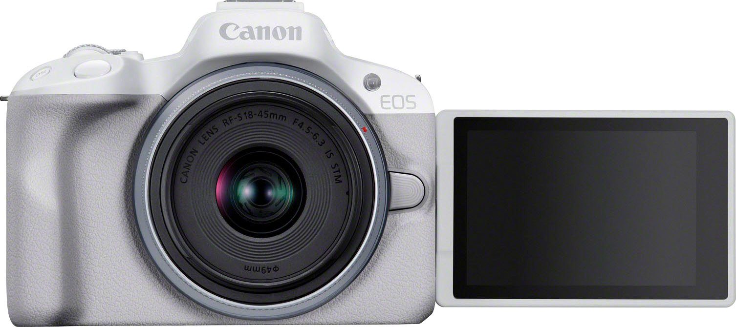 Canon EOS R50 + WLAN) IS RF-S STM, F4.5-6.3 Kit STM 18-45mm 18-45mm 24,2 Bluetooth, IS (RF-S Systemkamera MP, F4.5-6.3