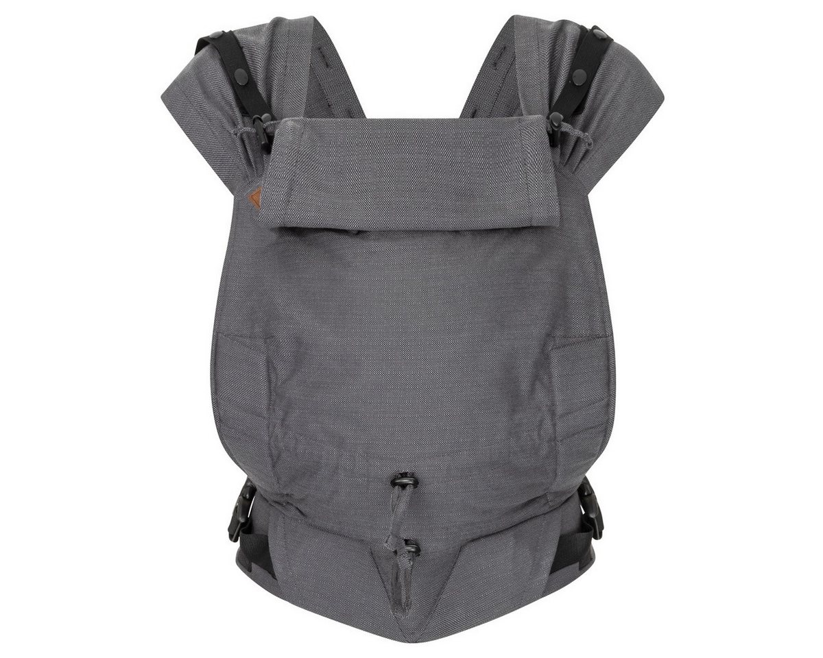 Hoppediz Babytrage Primeo, ab Geburt (2,5 kg) Bauchtrage & Rückentrage aus 100 % Bio-Baumwolle