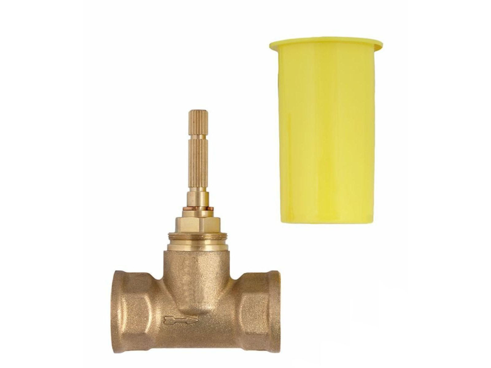 heinrichschulte Absperrventil UP-Ventil - Rohbausatz - Wandeinbauteile mit Gewindeanschluss