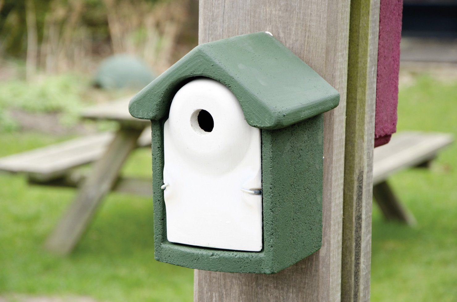 Wildlife Nistkasten Nistkasten für Jungvögel Holzbeton 18,5 x 16,5 cm