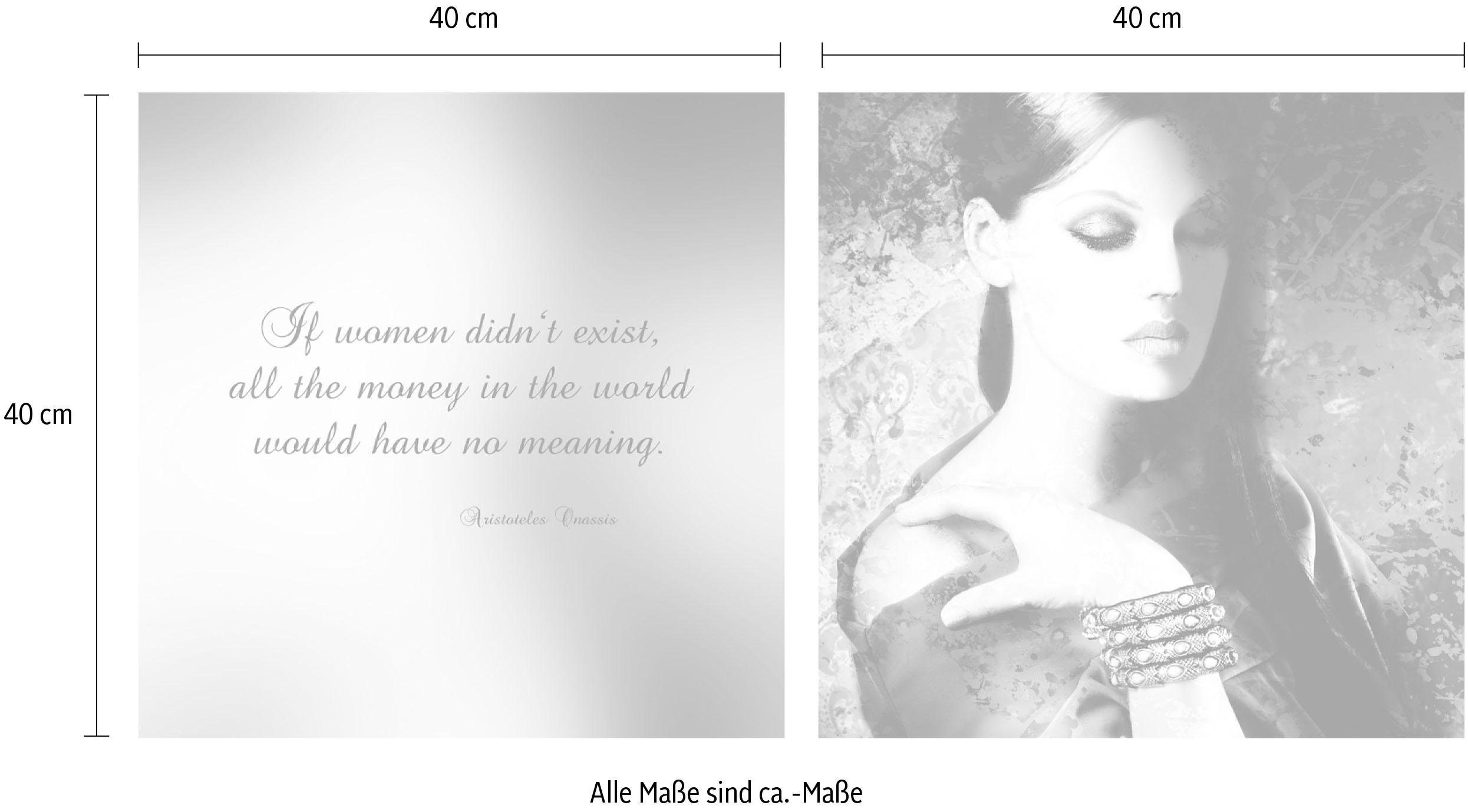 (Set), Money, Leinwandbild 2er-Set queence
