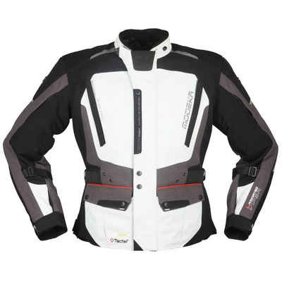 Modeka Motorradjacke Modeka Viper LT Textiljacke hellgrau / dunkelgrau / schwarz L