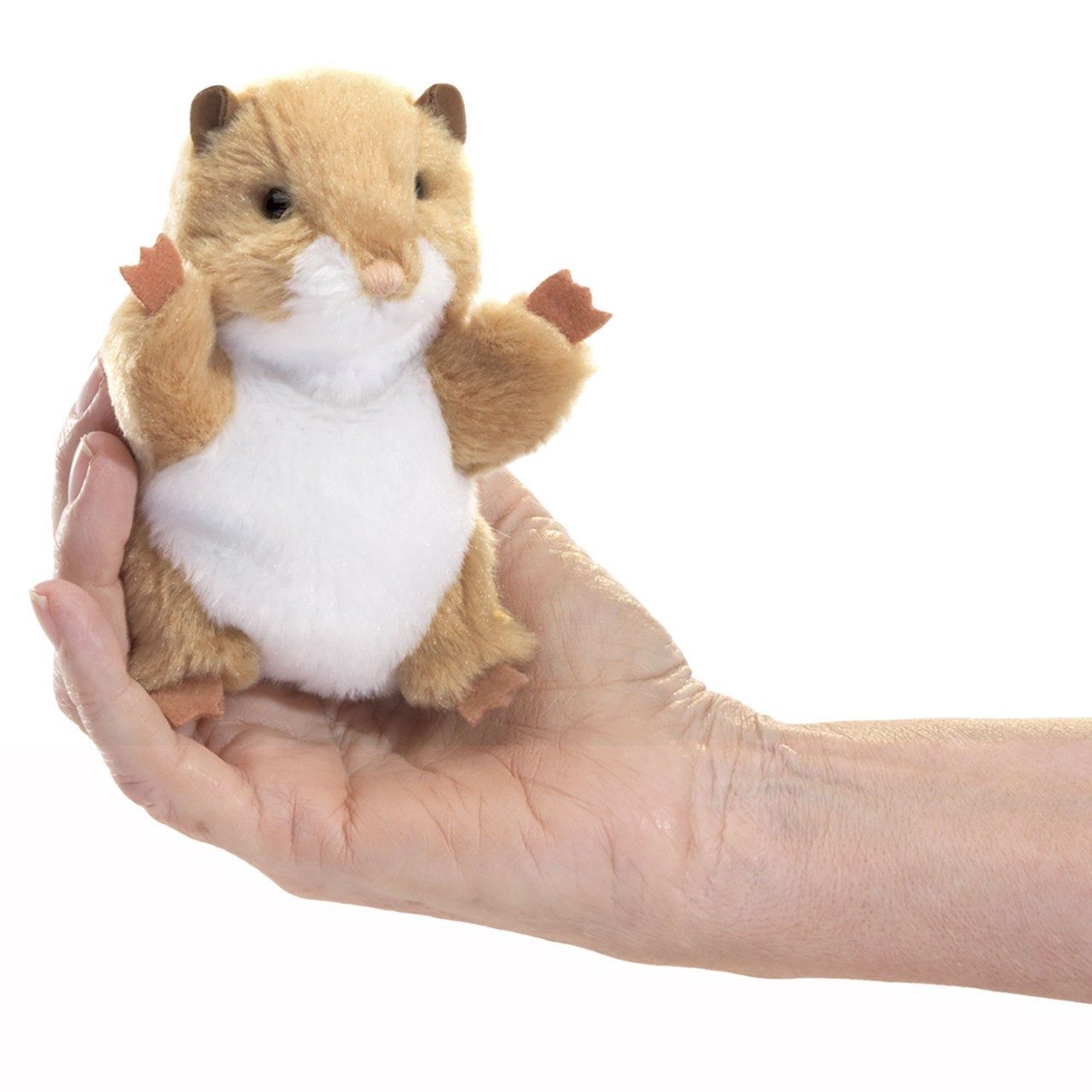Folkmanis Handpuppen Handpuppe Folkmanis Handpuppe Mini Hamster 8000 (Packung)