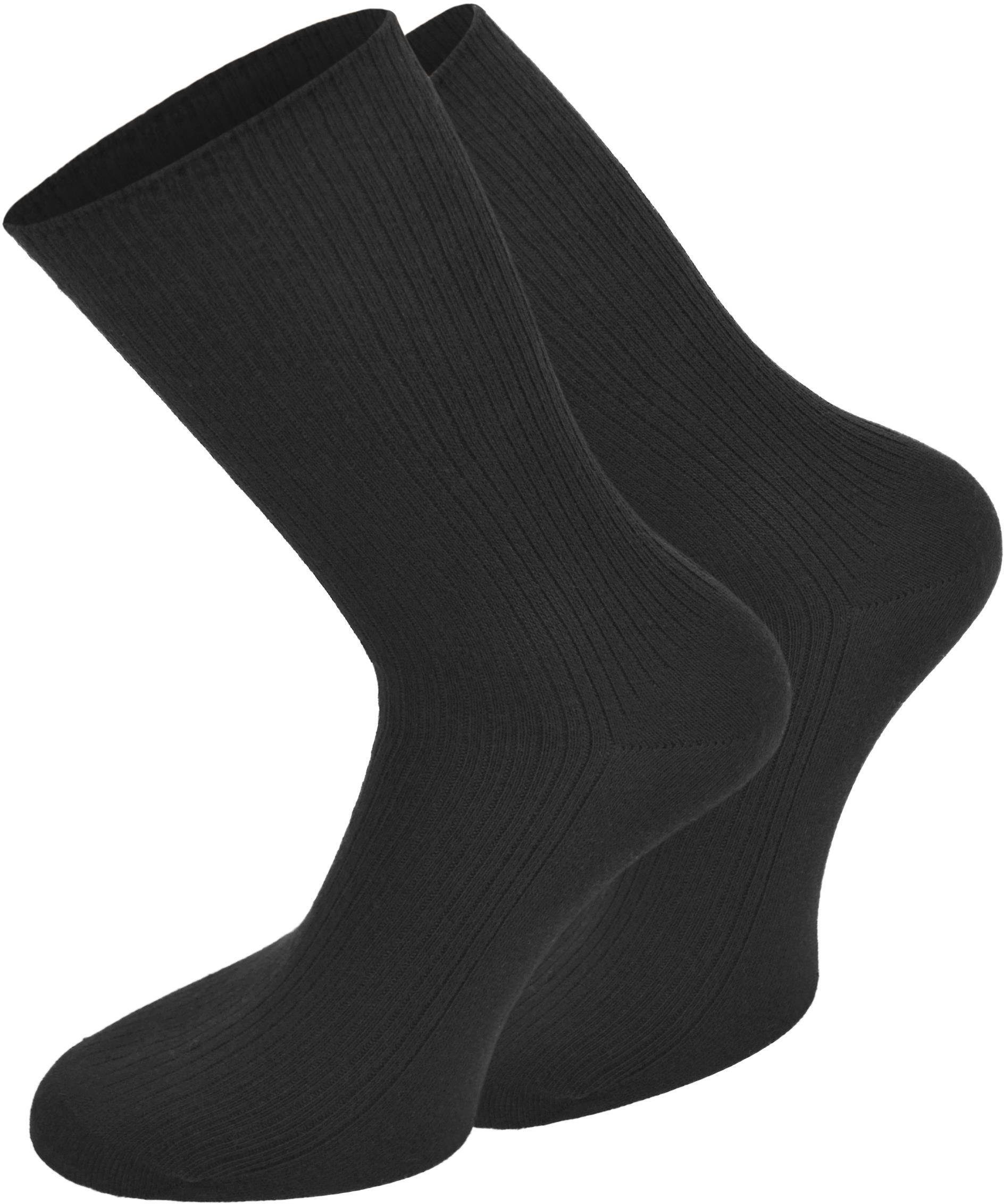 normani Diabetikersocken 10 Paar Berufssocken Ripp (10 Paar) Hygienisch Geruchshemmend Atmungsaktiv ohne einschneidendes Bündchen – Bild 4 von 5