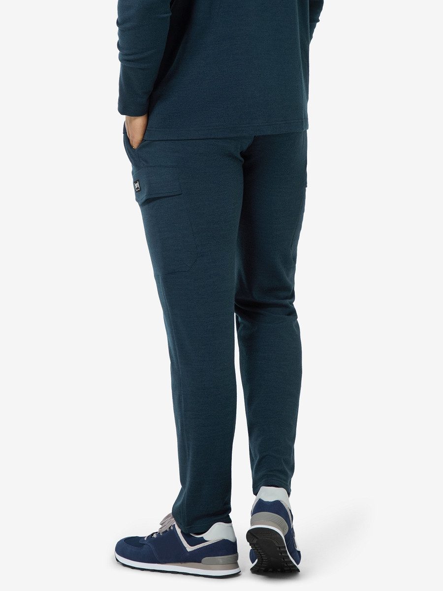 SUPER.NATURAL Jogginghose für Herren, Merino CONTACT CARGO PANTS weich, atmungsaktiv