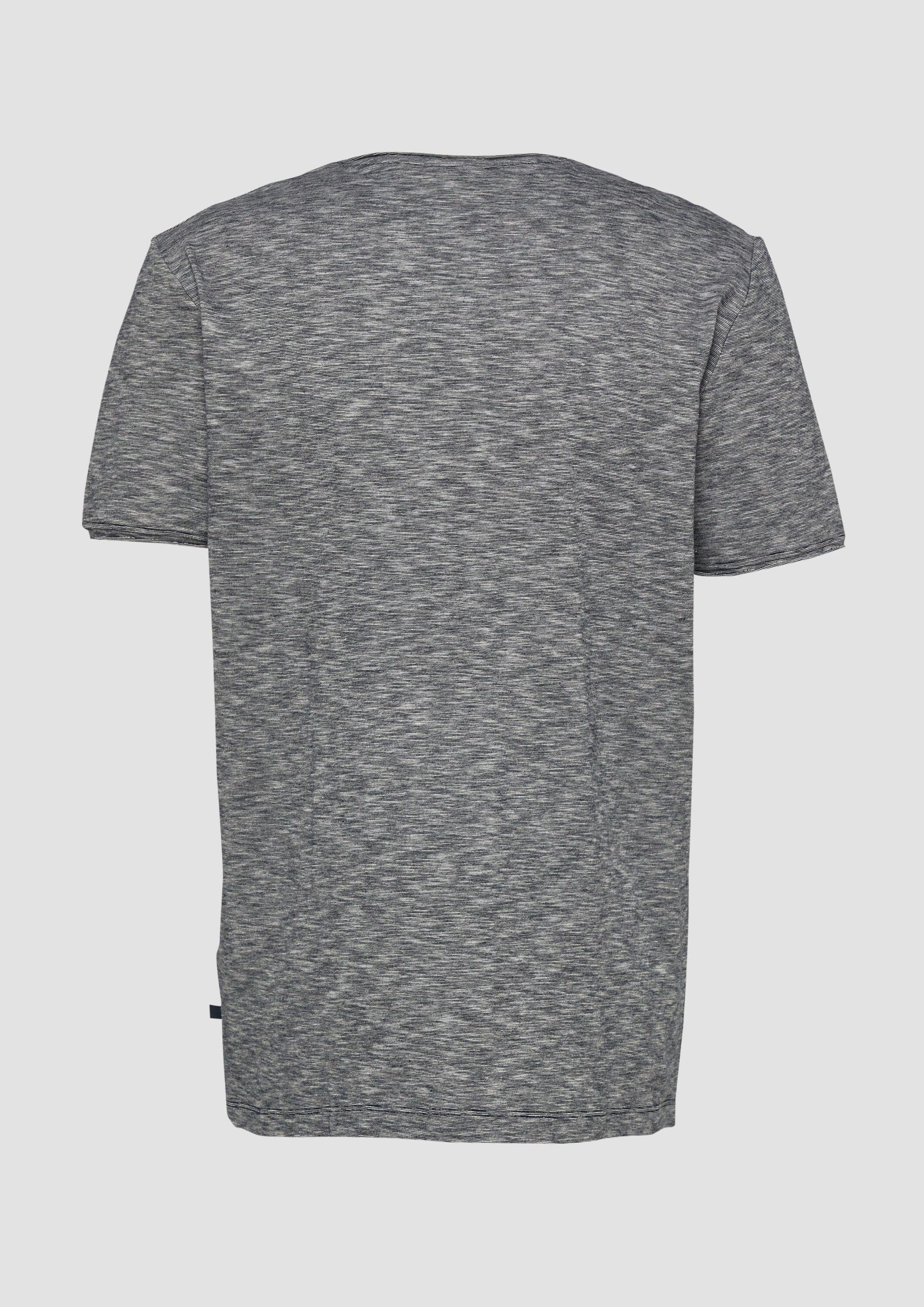 s.Oliver Kurzarmshirt T-Shirt T-Shirt mit Brusttasche und Rollsaum