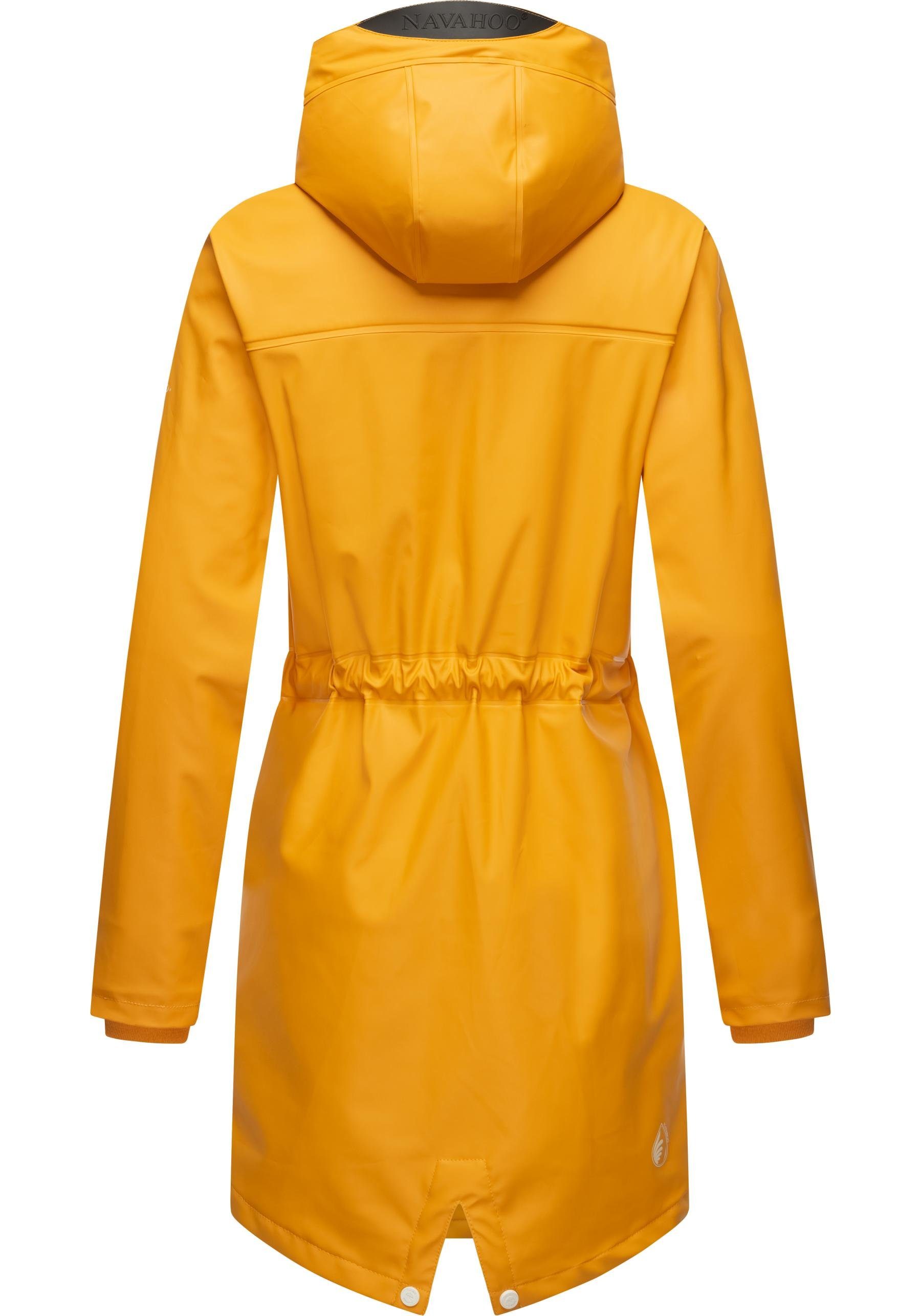 Navahoo Regenjacke Flower of Ocean Wasserdichter Damen Outdoor Regenmantel