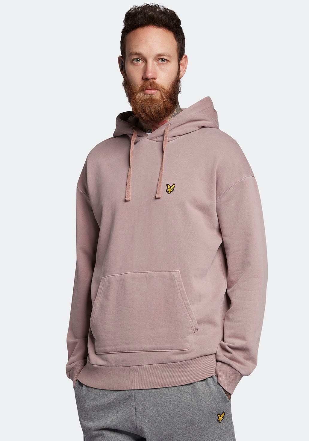 Lyle & Scott Kapuzensweatshirt hutton pink