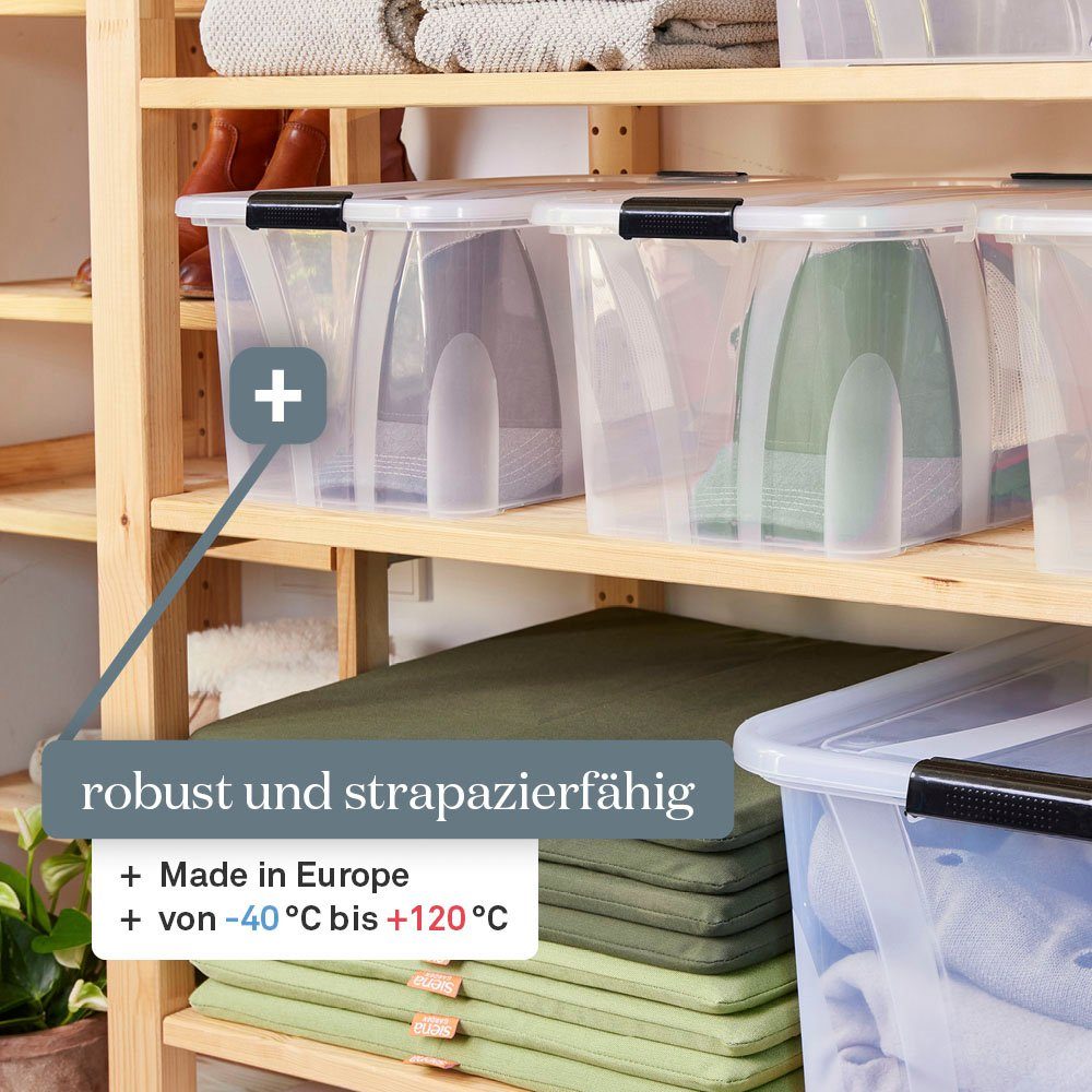 Siena Home Aufbewahrungsbox Anzio (1 St), Kunststoff, 100% recyclebar