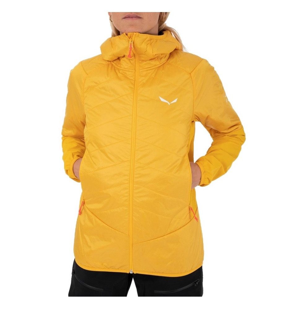 Salewa Hybridjacke Ortles TirolWool Responsive Hybrid (warm, wasserabweisend) gelb Damen
