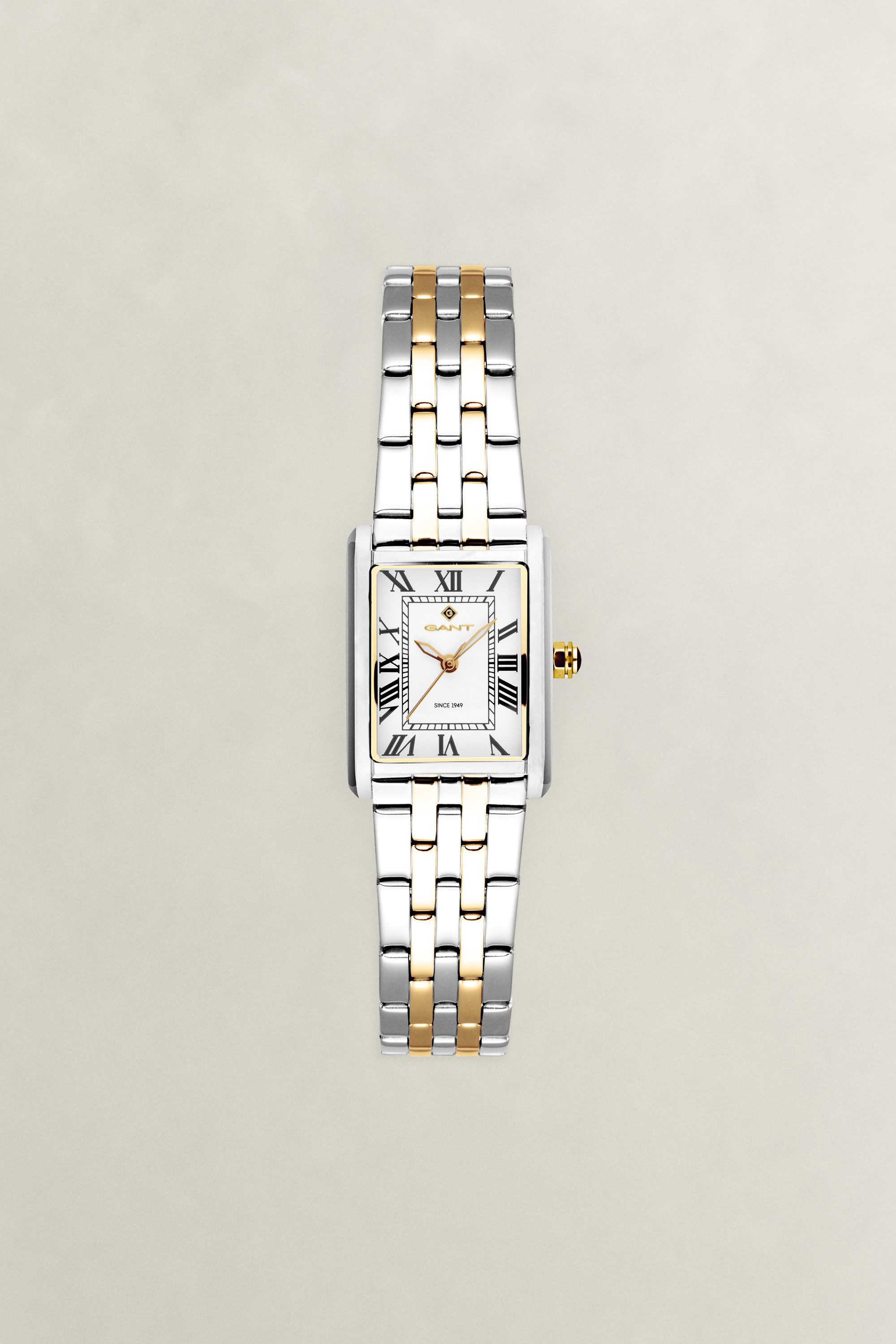 Gant Quarzuhr Rhode Island Mini G195003, Armbanduhr, Damenuhr, Edelstahlarmband, analog