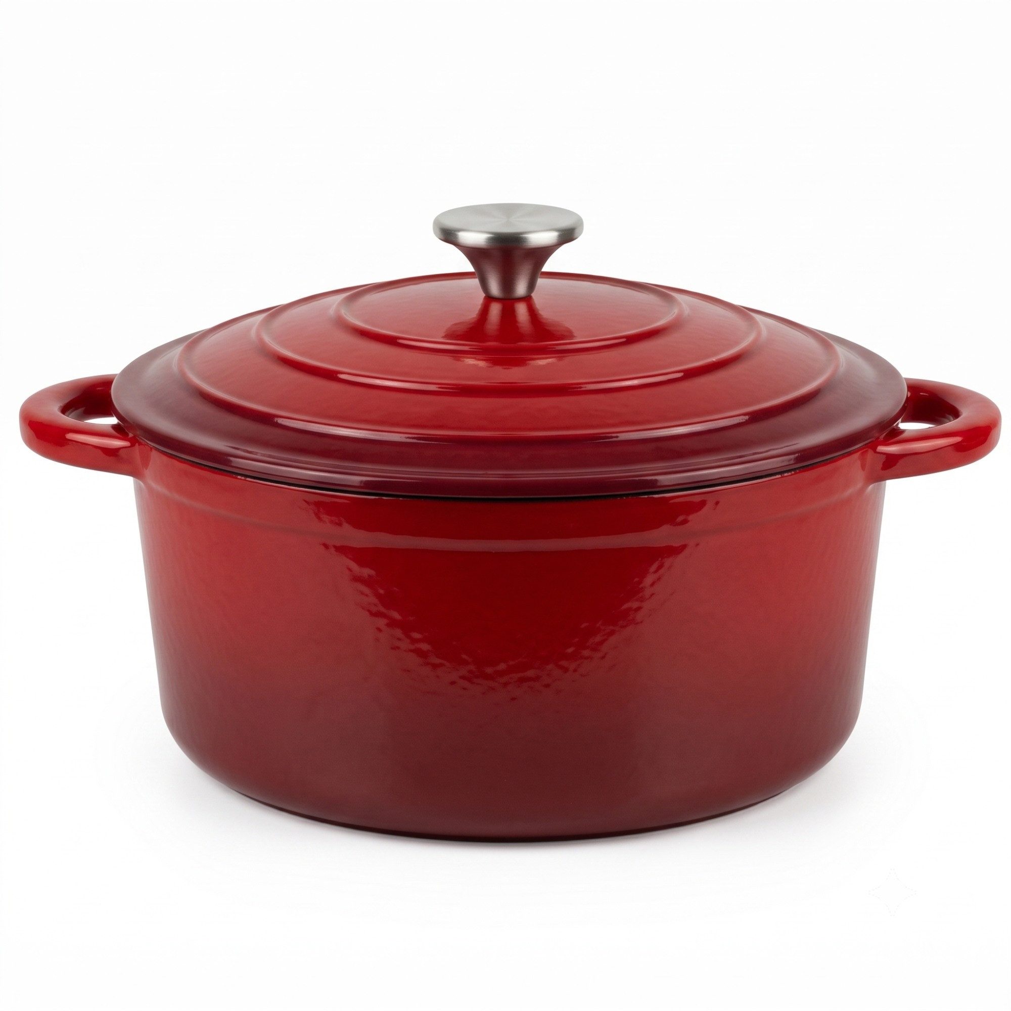 osoltus Kochtopf osoltus Bräter Schmortopf Gusseisen Topf 26cm 5,9 Liter Emaille