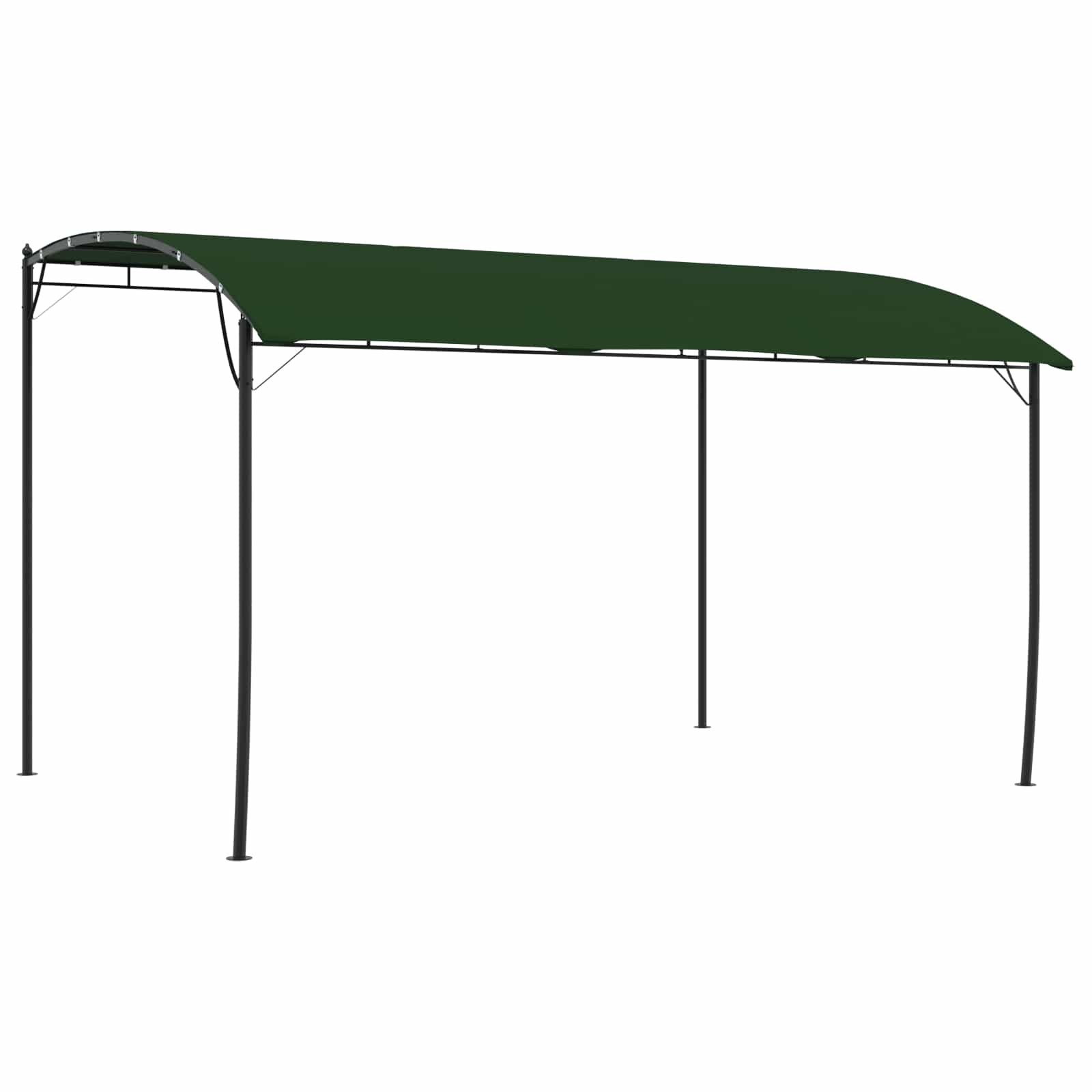 Partyzelt Pavillon 4 x 3 x 2,55 m Grün
