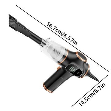 yozhiqu Akku-Handstaubsauger Auto-Handstaubsauger - Kabellos, Mini-Format, USB-aufladbar, Effiziente Absaugung, kabelloser Betrieb, ideal zum Reinigen