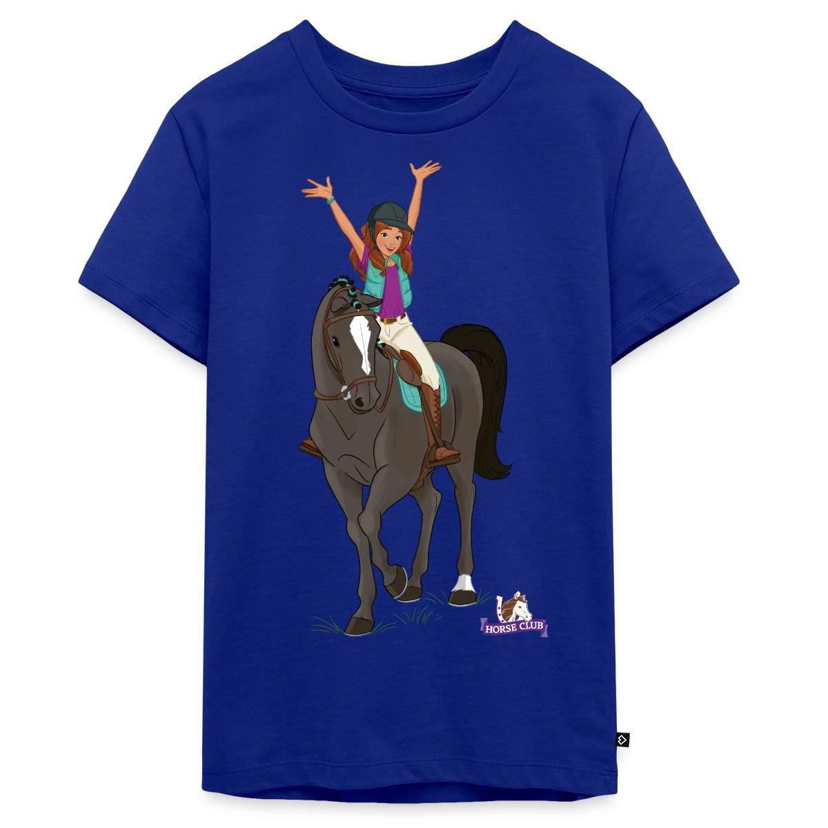 T-Shirt Schleich Horse Club Lisa posiert auf Storm Teenager Premium T-Shirt