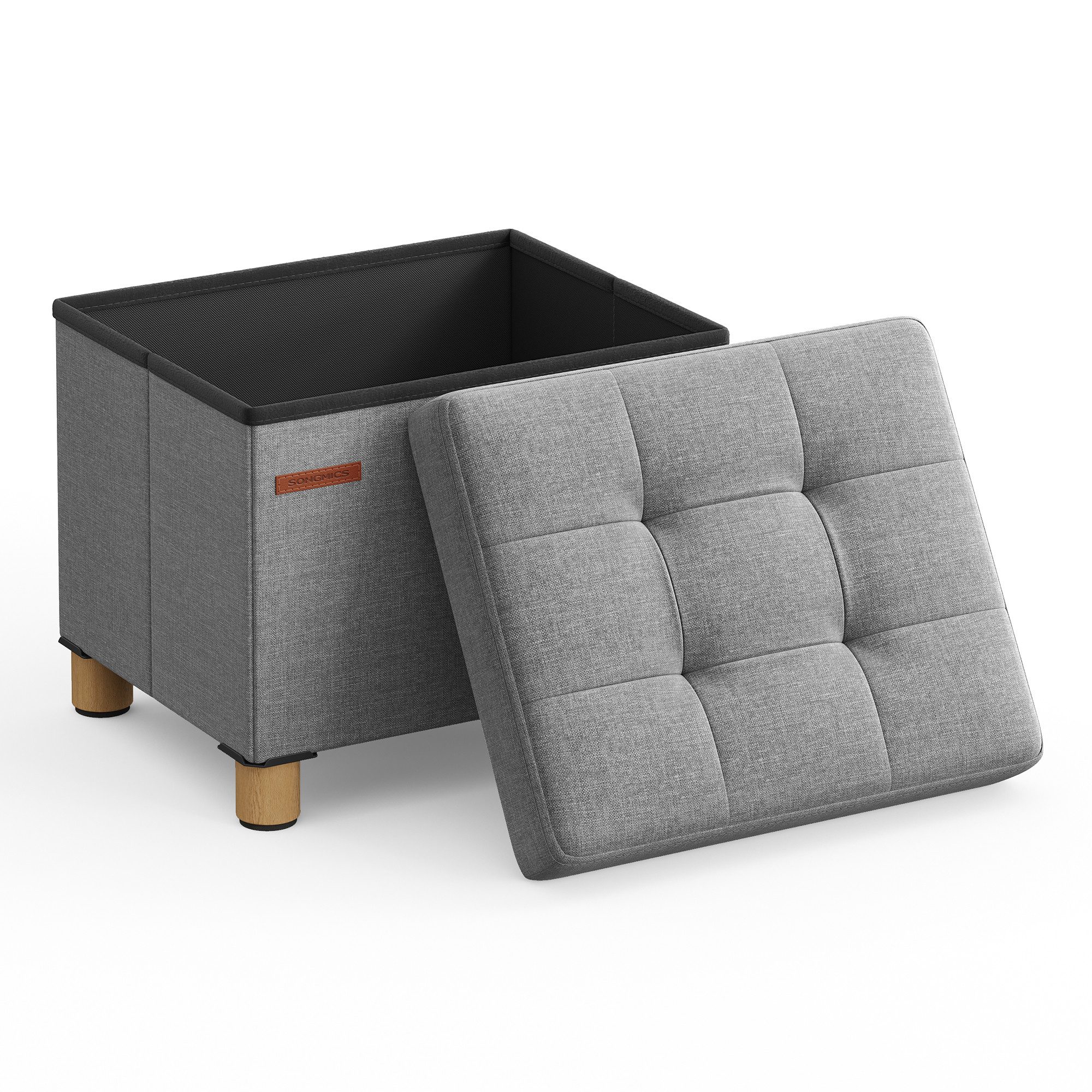 SONGMICS Sitzhocker, Sitzbank 32x40x33,5cm klappbare Sitztruhe günstig online kaufen