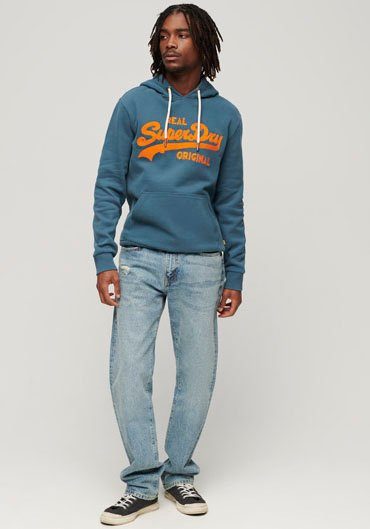 Orion SODA Blue POP Kapuzensweatshirt VL HOODIE Superdry CLASSIC