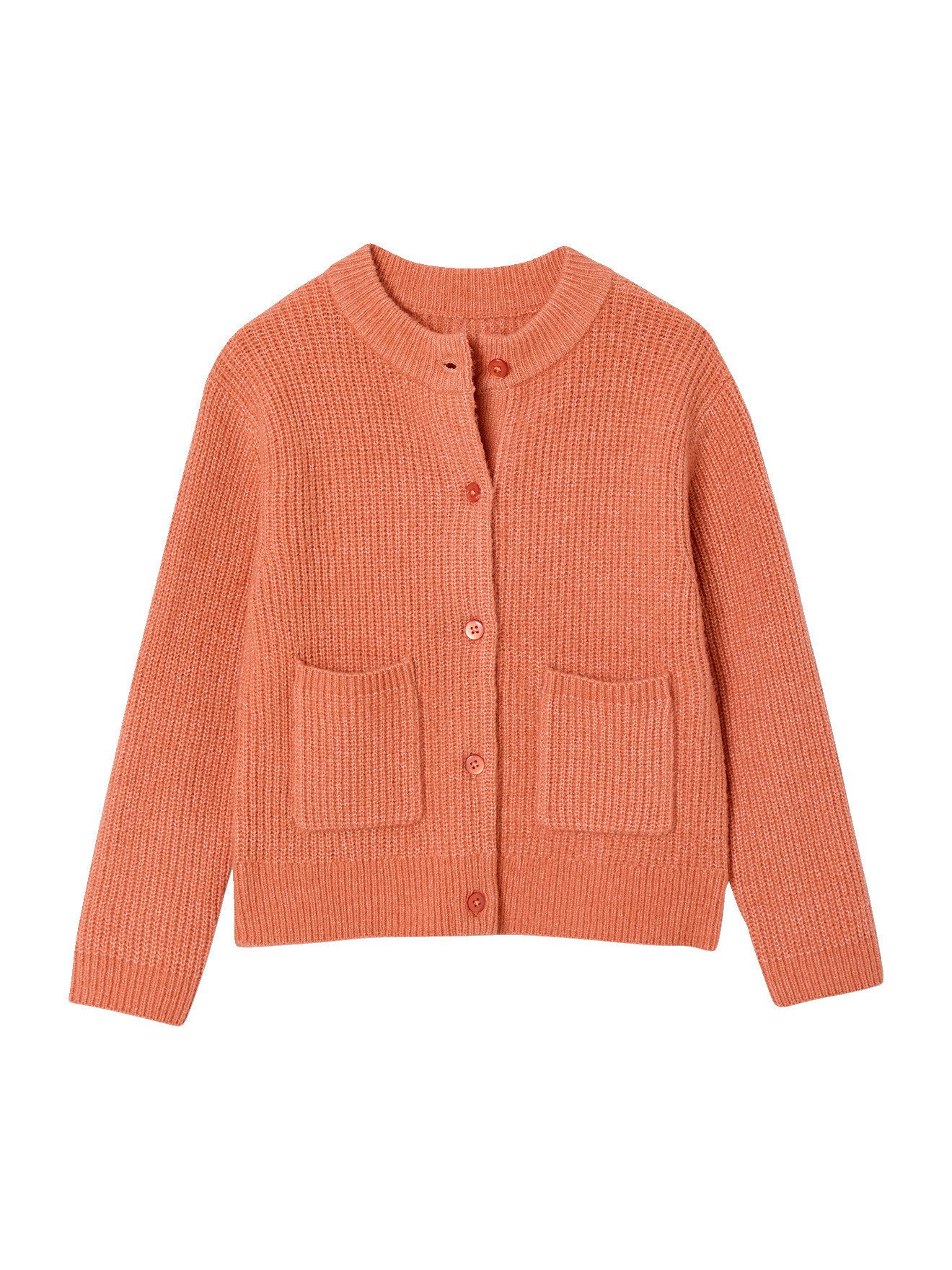 Strickjacke Strickjacke Mädchen flauschiger Strick