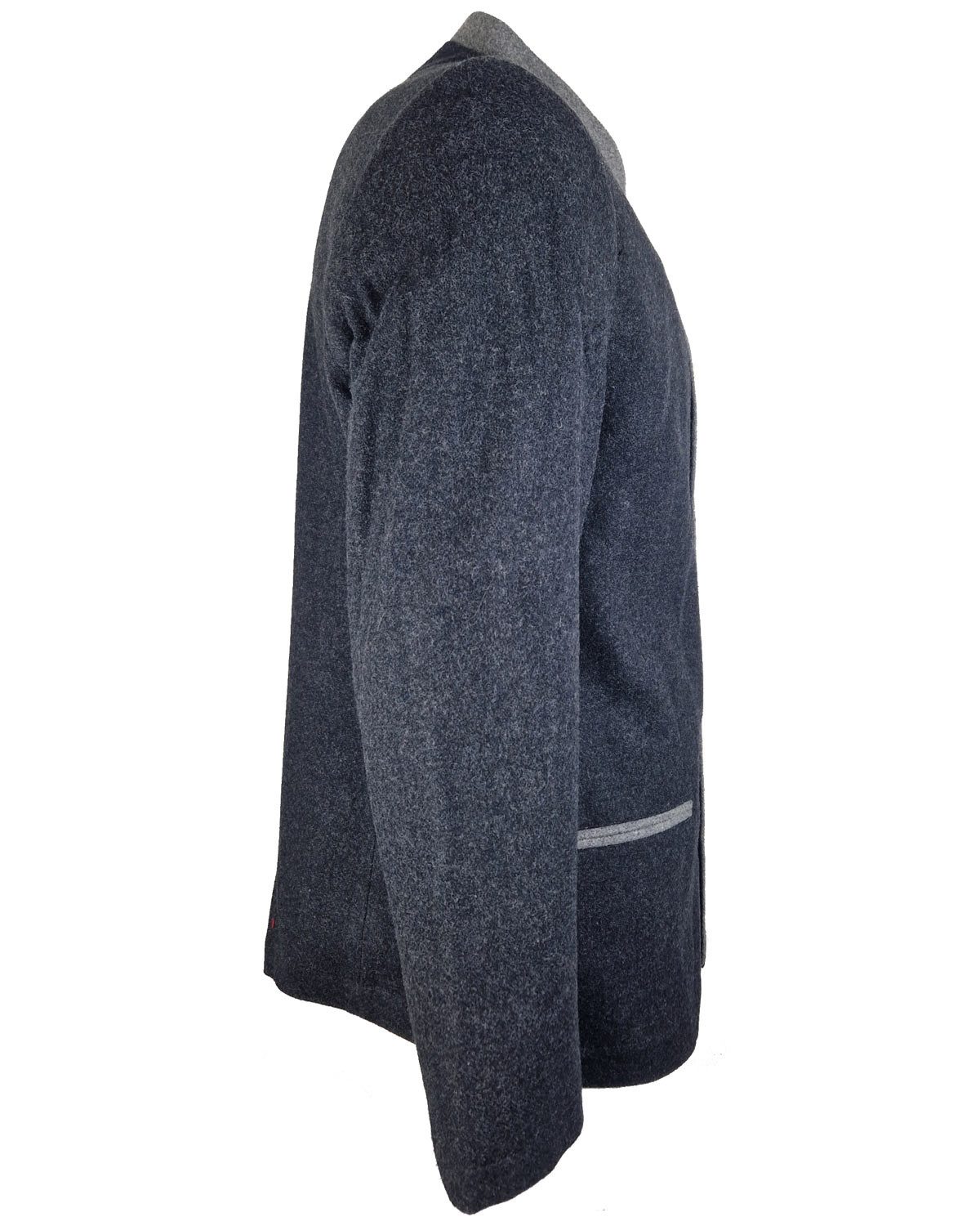 Maddox Trachtenstrickjacke Trachtenjacke Janker 'Erlach', Anthrazith Grau