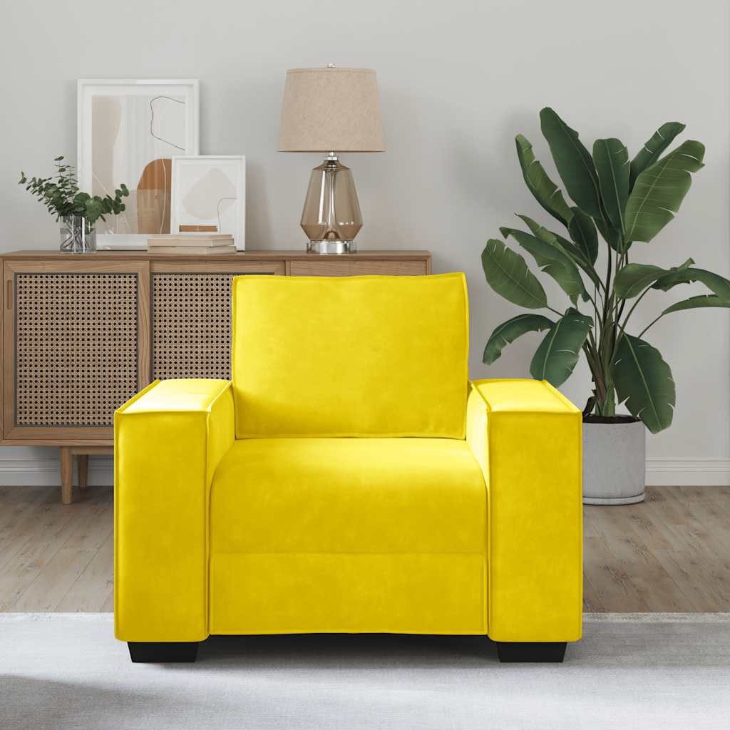 vidaXL Sofa Sessel Gelb 60 cm günstig online kaufen
