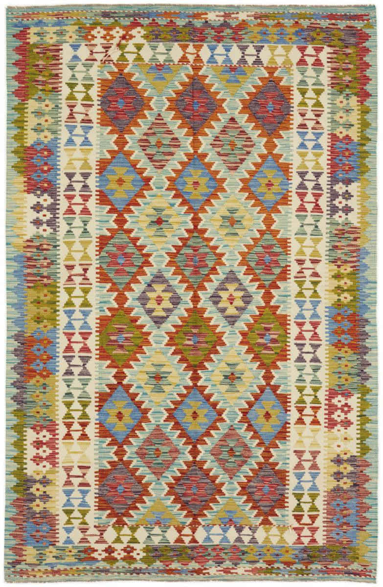 Orientteppich Kelim Afghan 173x266 Handgewebter Orientteppich, Nain Trading, rechteckig, Höhe: 3 mm