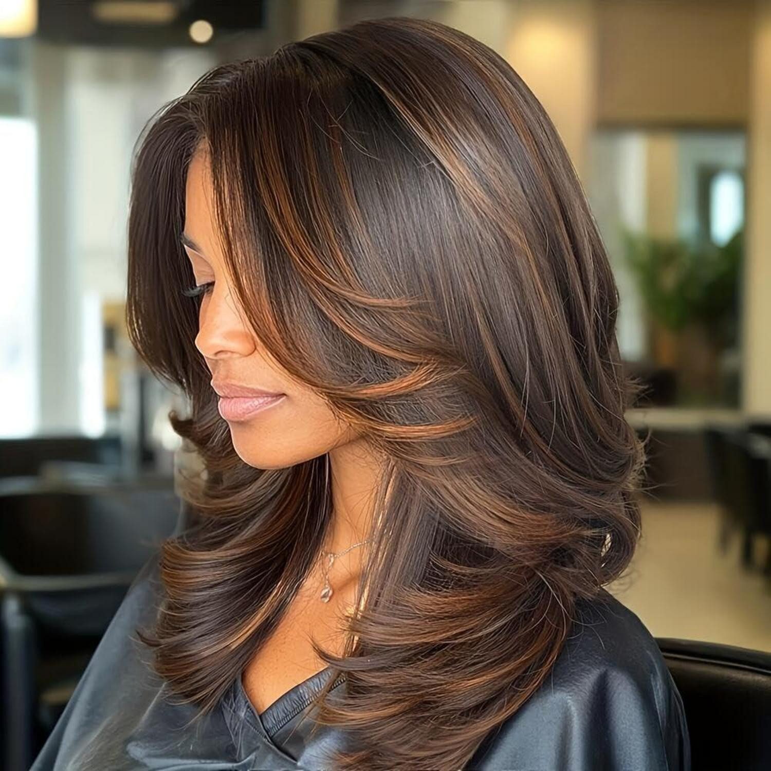 LuxusKollektion Kunsthaarperücke Perücke Pixie Cut Synthetik Yaki Braun Damen 4 30