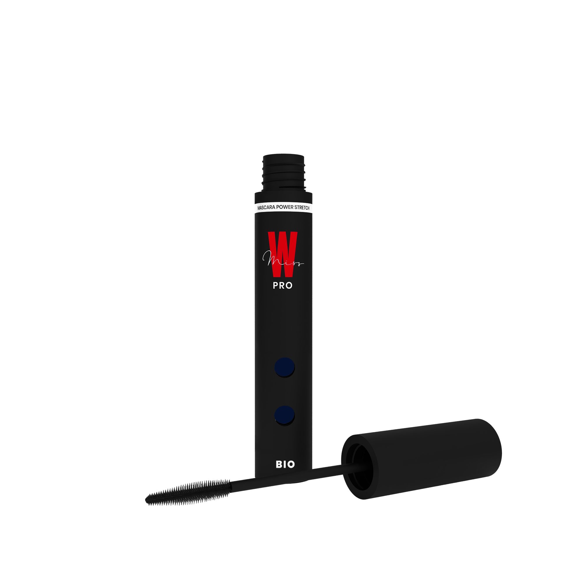 Miss W Pro Тушь Power Stretch Тушь – Volumen, Pflege und Definition für Wimpern, Verlängernde Тушь – Für voluminöse, definierte & gepflegte Wimpern
