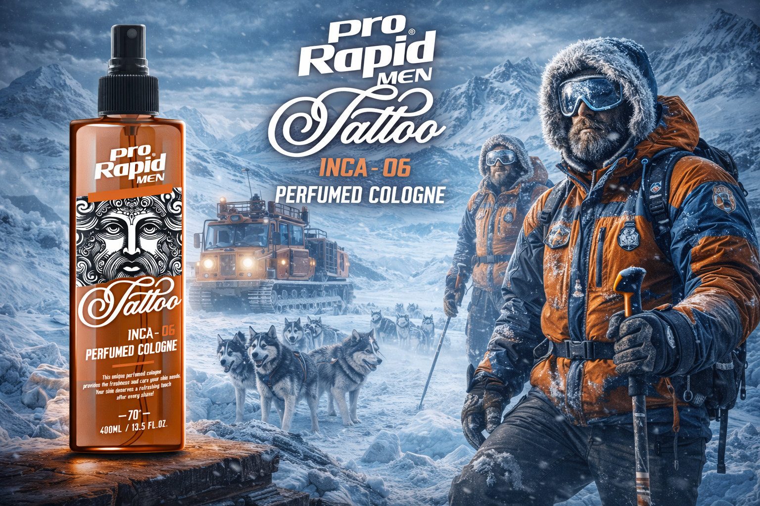Pro Rapid Men Eau de Cologne Pro Rapid After Shave Perfumed Cologne