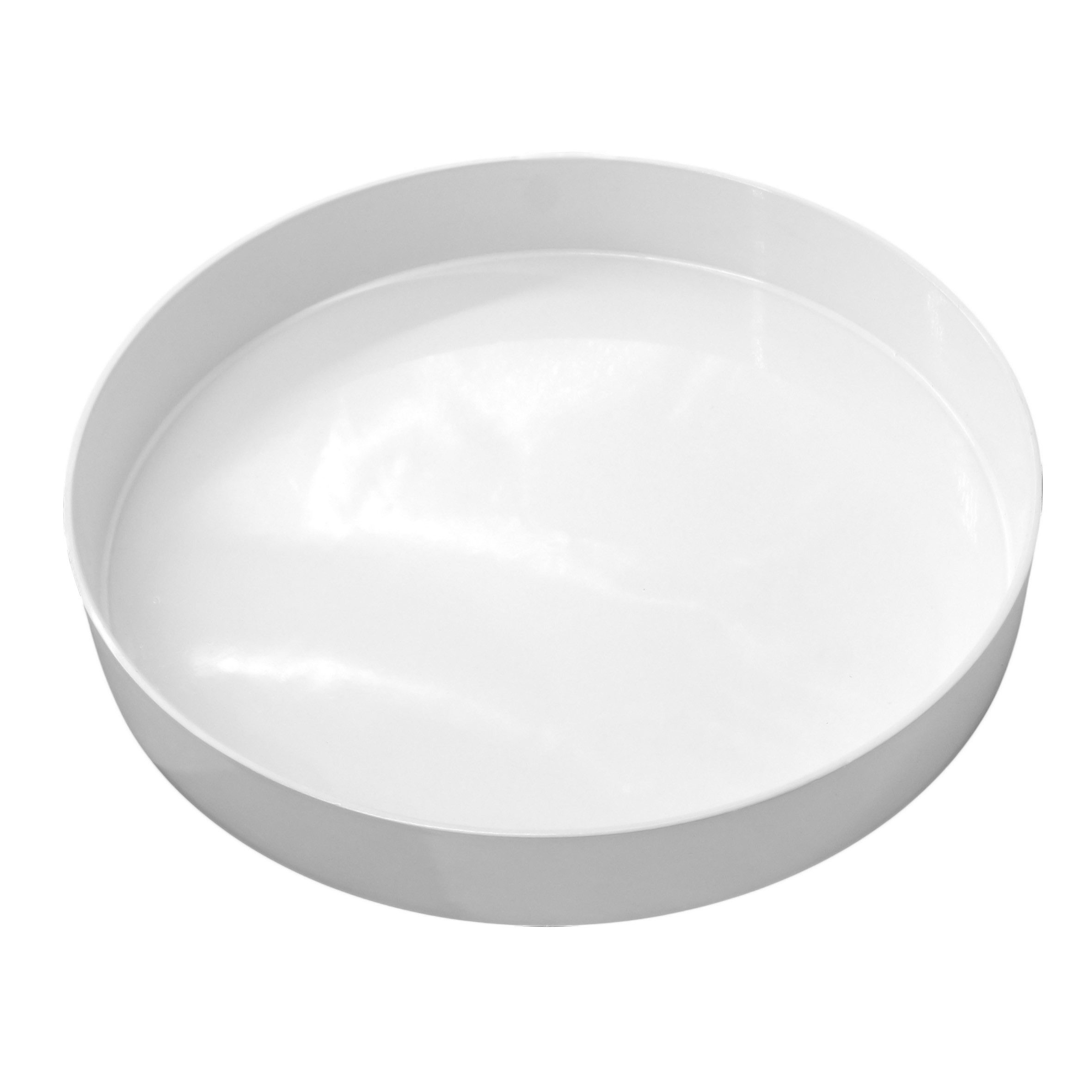 Spetebo Tablett Kerzentablett rund Dekotablett - 25 cm, Kunststoff, (Anzahl, 1-tlg., Stück), Vielseitig einsetzbar