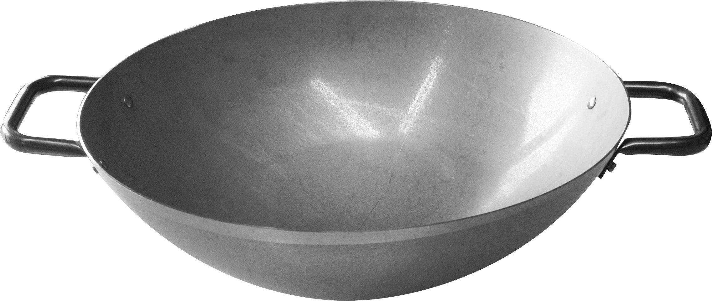 PINTINOX Wok Excalibur, Eisen (1-tlg), mit 2 Griffen, Induktionsgeeignet, Ø 36 cm | Woks