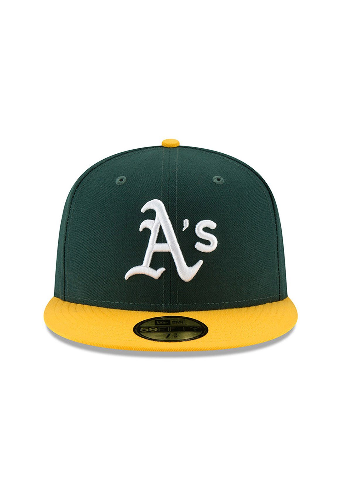 Cap Grün OAKLAND Era Fitted 59Fifty New Authentics Era ATHLETICS Fitted New Cap Gelb