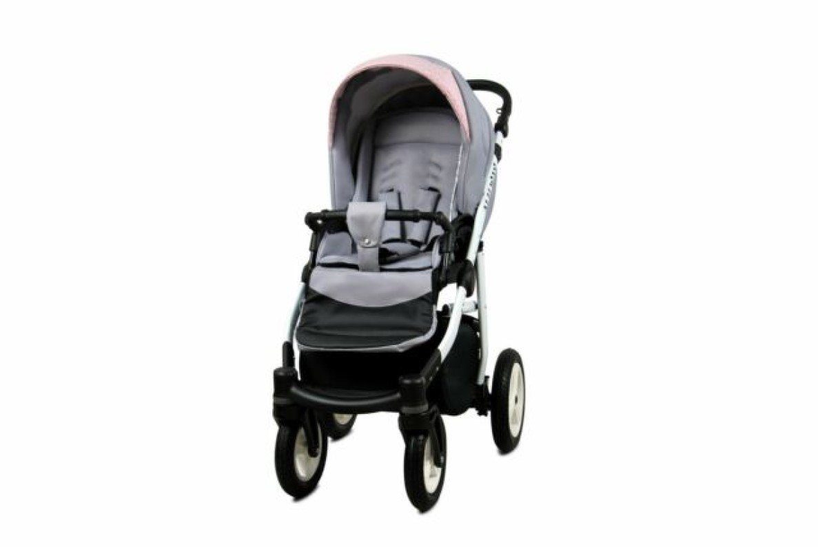 Neu Designer Kombikinderwagen Baby Kombi-Kinderwagen pressiode Roe Isofix Kinderwagen 4in1 pink