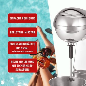 CLATRONIC Standmixer BM 3472, Barmixer u. Milchaufschäumer in Einem