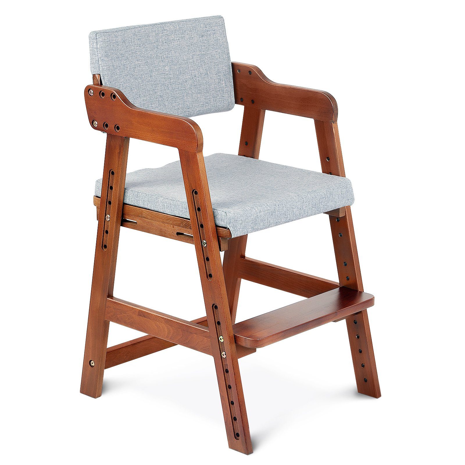 Ezebaby Holzstuhl Mitwachsender Holz Stuhl Kinderstuhl f. kinder ab 2 Jahre günstig online kaufen