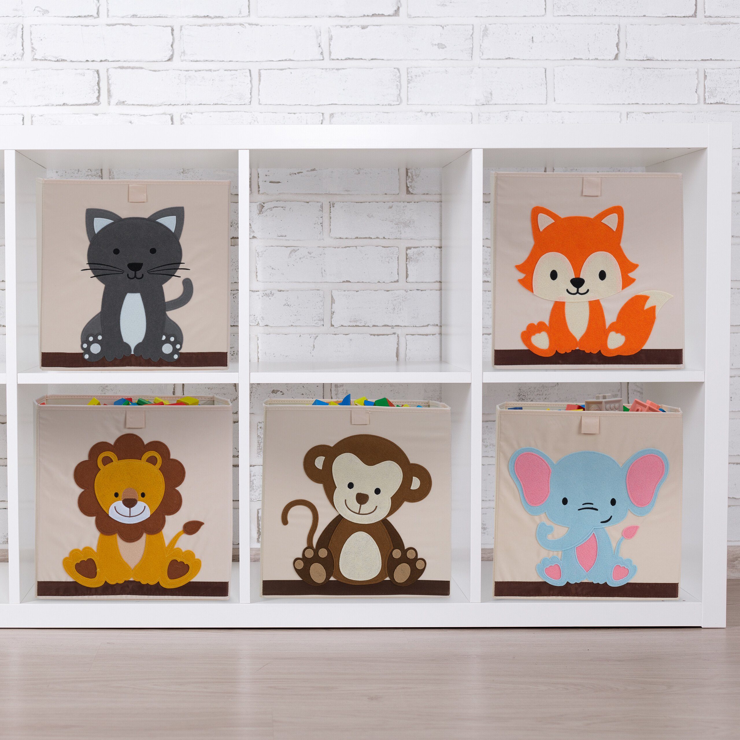 relaxdays Aufbewahrungsbox mit Elefantenmotiv günstig online kaufen
