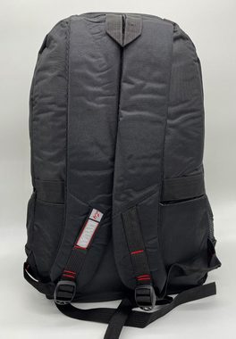 Egomaxx Rucksack Trekking Backpack Wander Design Polster Rucksack (1-tlg., Basic), 7220 in Schwarz