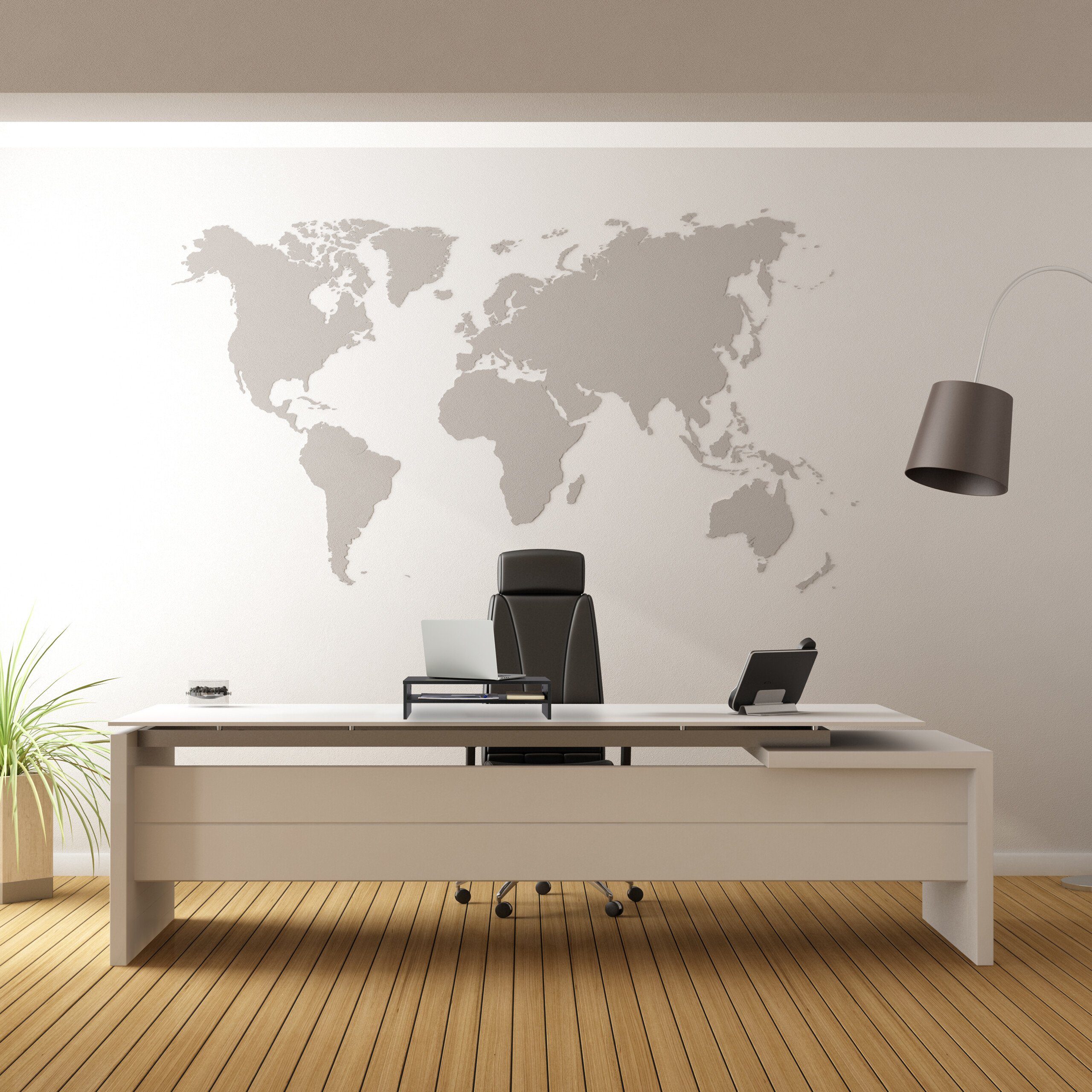 relaxdays Monitorständer mit Zusatzablage