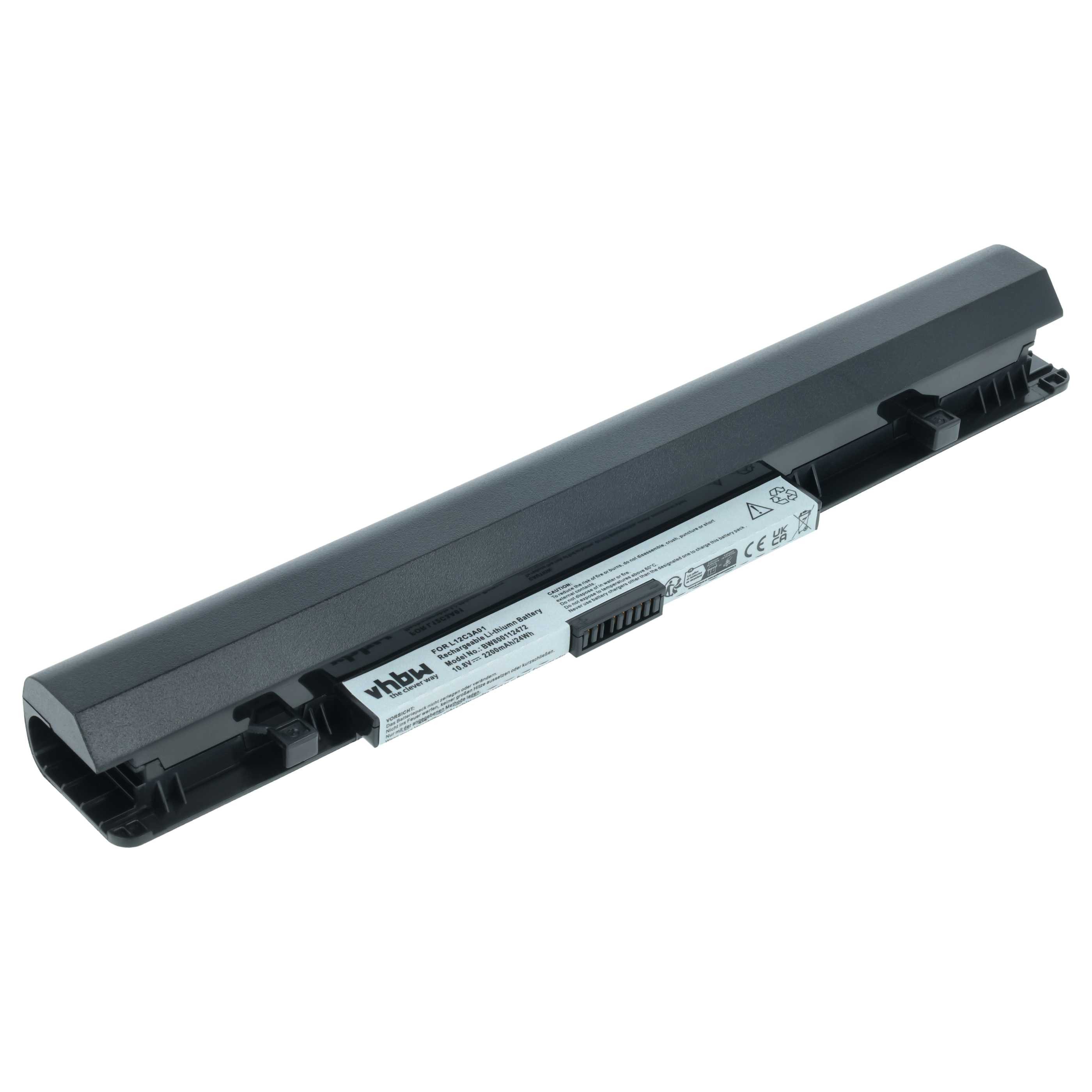 vhbw Akku Ersatz für Lenovo L12M3A01, L12S3F01, L12C3A01 für Notebook, Laptop-Akku Akku Li-Ion 2150 mAh (10,8 V, 1 St), Leistungsfähiger Austausch-Akku für Notebook, Wiederaufladbar, Jede
