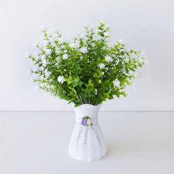 Kunstpflanze 2 Sträuße aus künstlichen Blumen, Pflanzen für den Außenbereich, YRIIOMO, Hochzeit, Gartendekoration, Heimdekoration