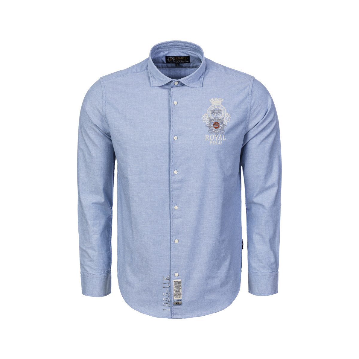 La Martina Langarmhemd MBCG01 Herren Klamotte, Dress, Business, Freizeithemd, Anzug