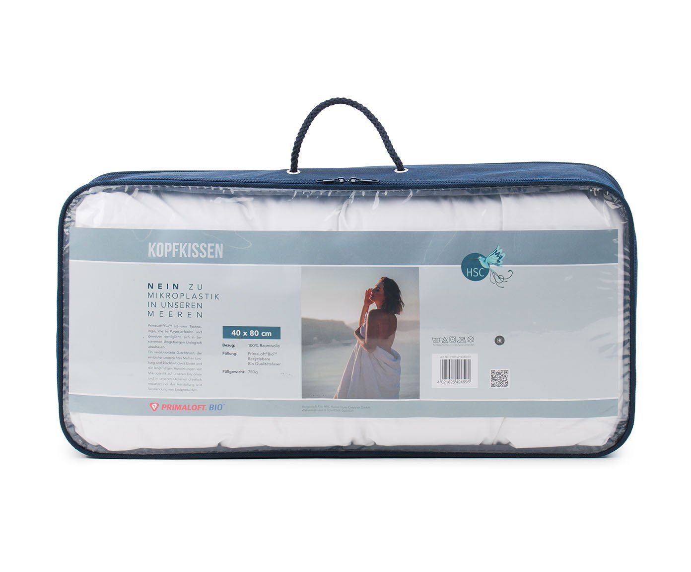 HSC Home-Style-Creation GmbH Microfaserkissen Prima Loft. Bio, Füllung: 100 günstig online kaufen