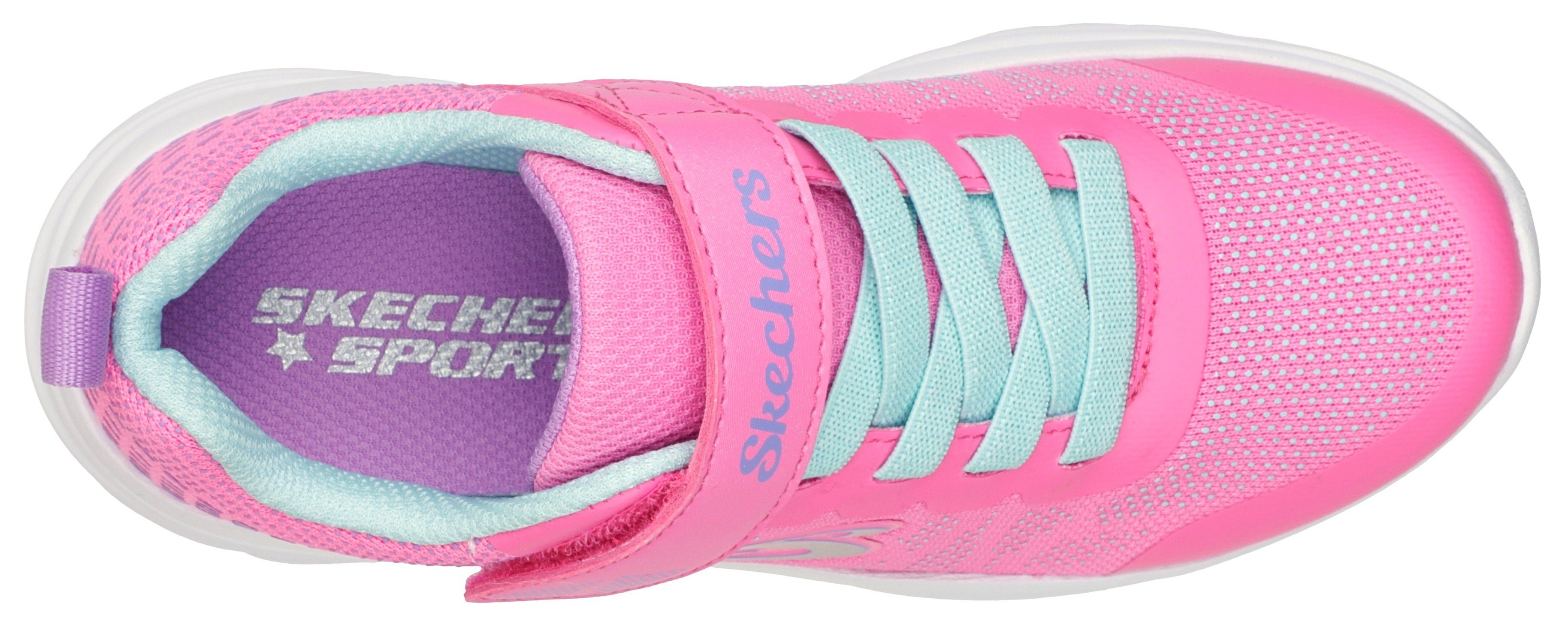 Sneaker RADIANT ROGUE Skechers im rosa DREAMY Design DANCER Kids 3D-Print