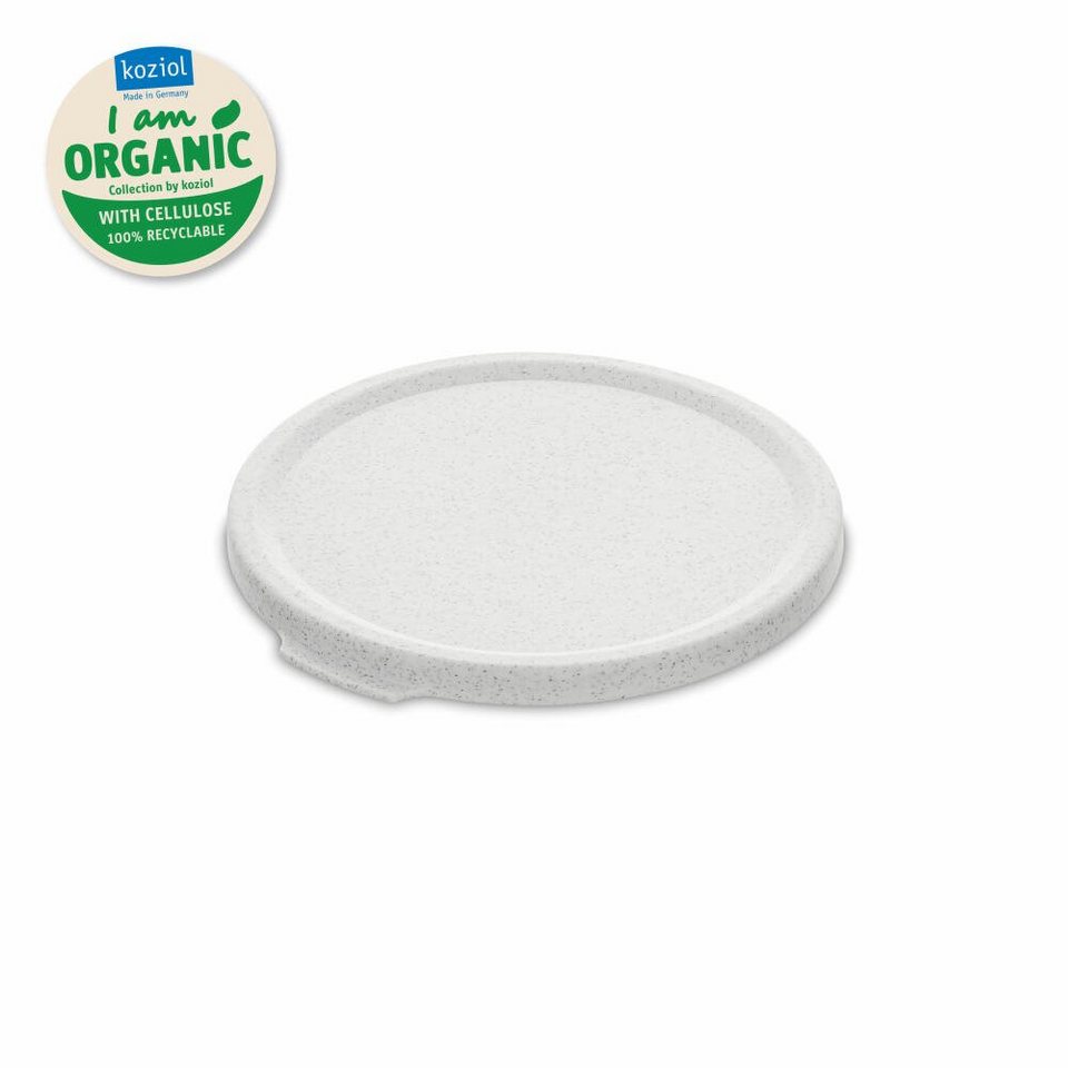 KOZIOL Deckel Connect Lid Organic White, für Schale 400 ml, 100% CO2-neutral  produziert