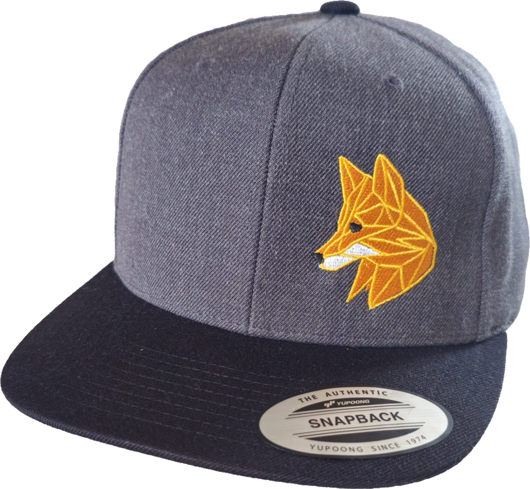 Snapback Cap Flexfit Outdoor Cap "Polygon Fuchs" - für Jagd, Wandern und Klettern