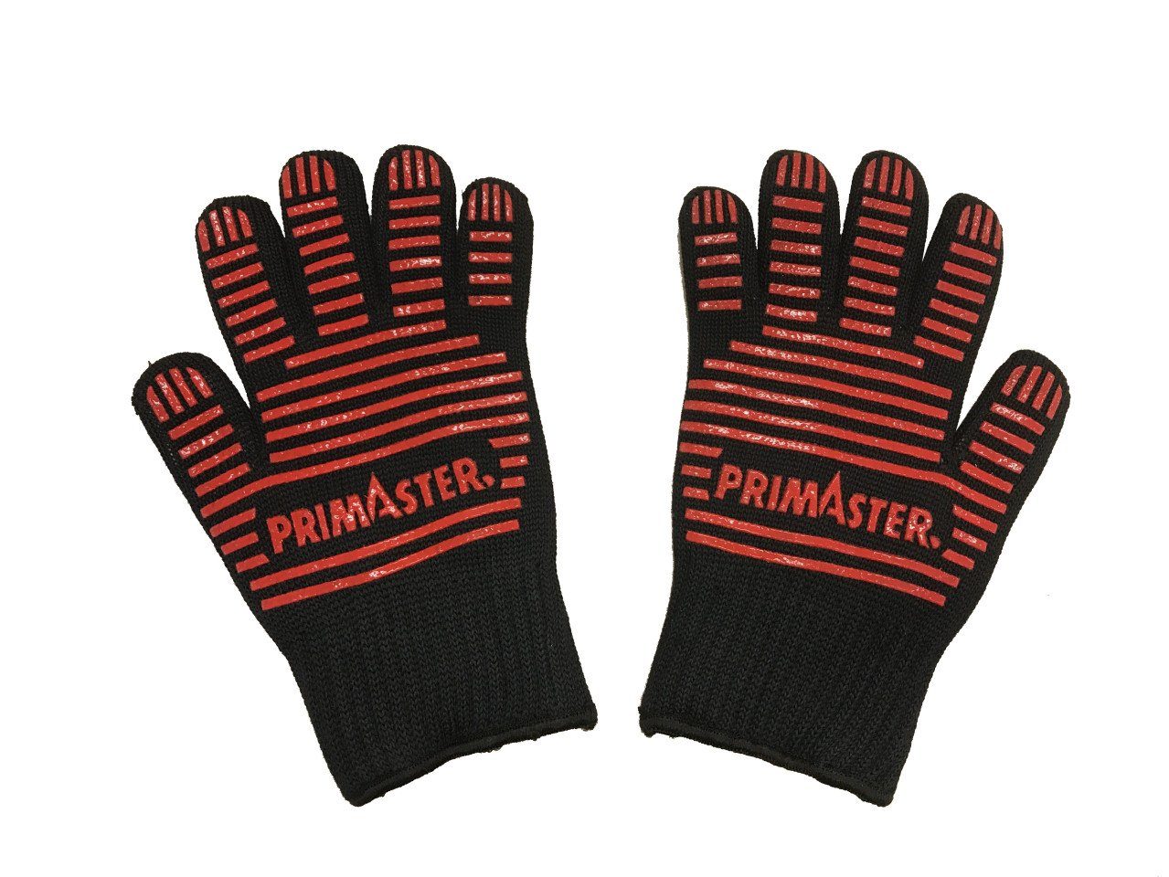 Grillrosteinsatz Primaster Grillhandschuhe schwarz rot Anti-Rutsch