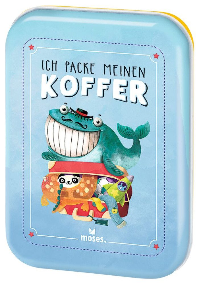 Moses. Verlag Spiel Ich packe meinen Koffer, Der Spieleklassiker für Kinder ab 4 Jahren