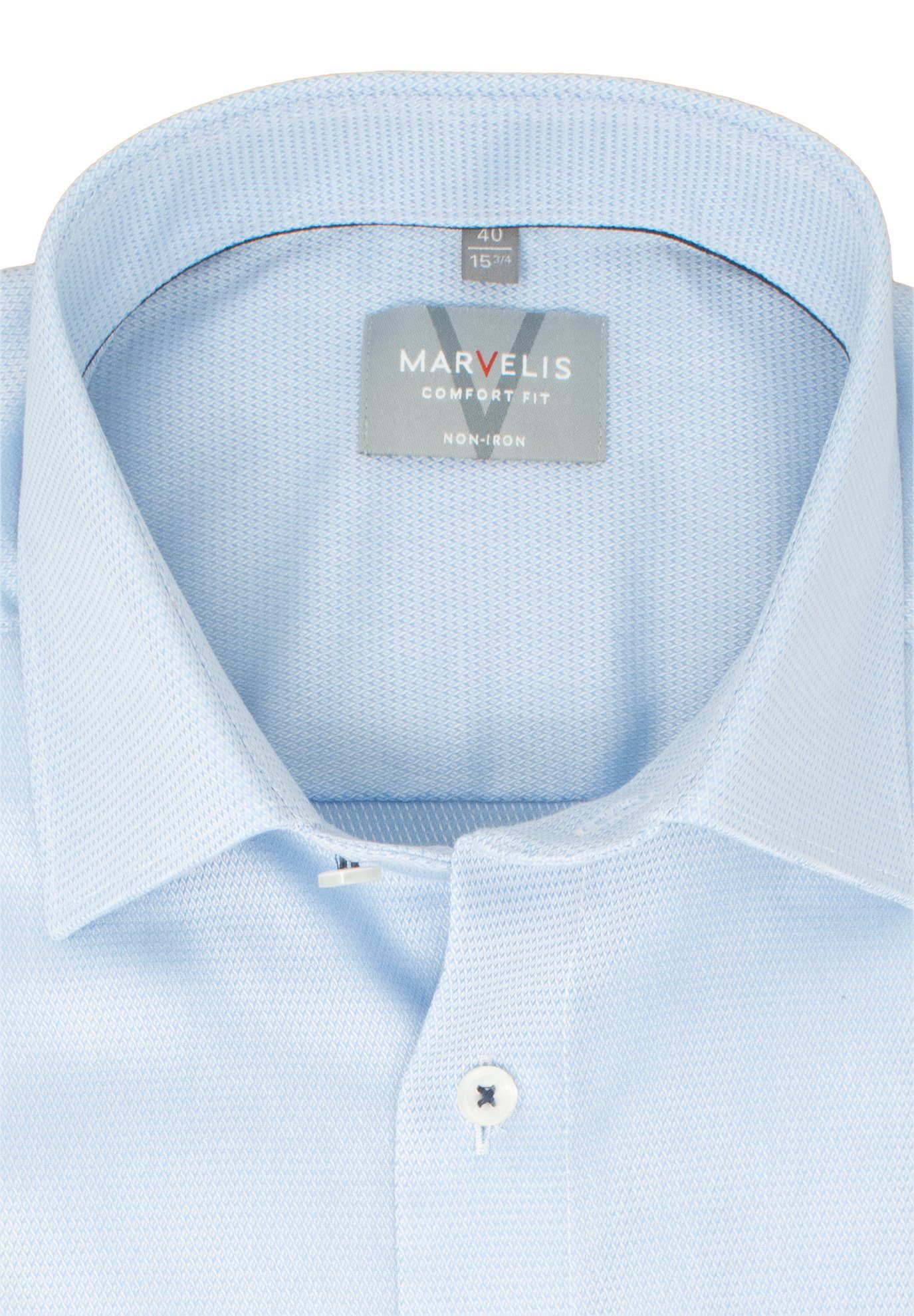 MARVELIS Businesshemd COMFORT FIT - Businesshemd bequeme Schnittführung