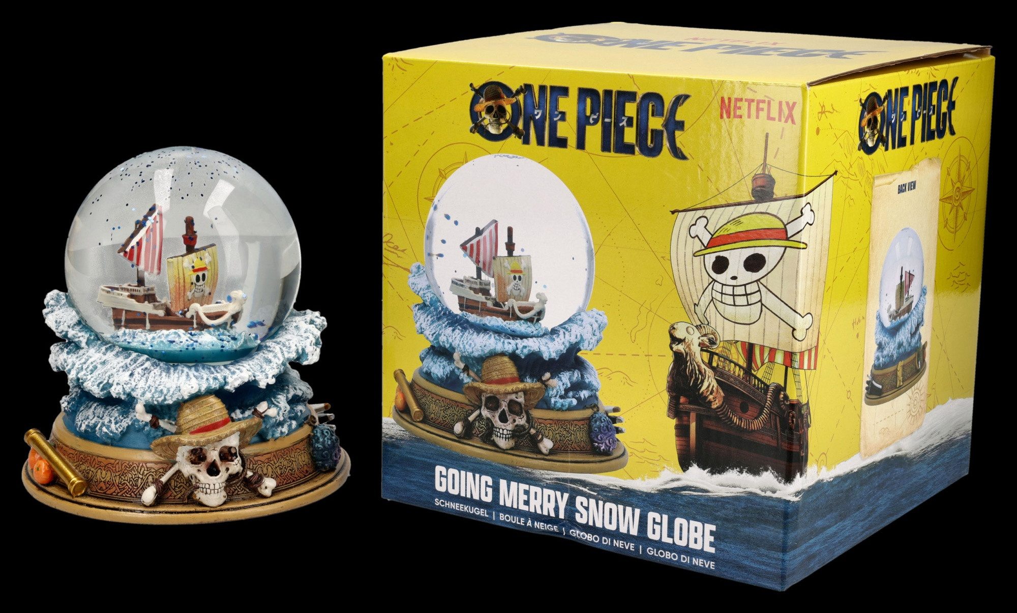 Figuren Shop GmbH Schneekugel One Piece Schneekugel – Going Merry Piratensc günstig online kaufen